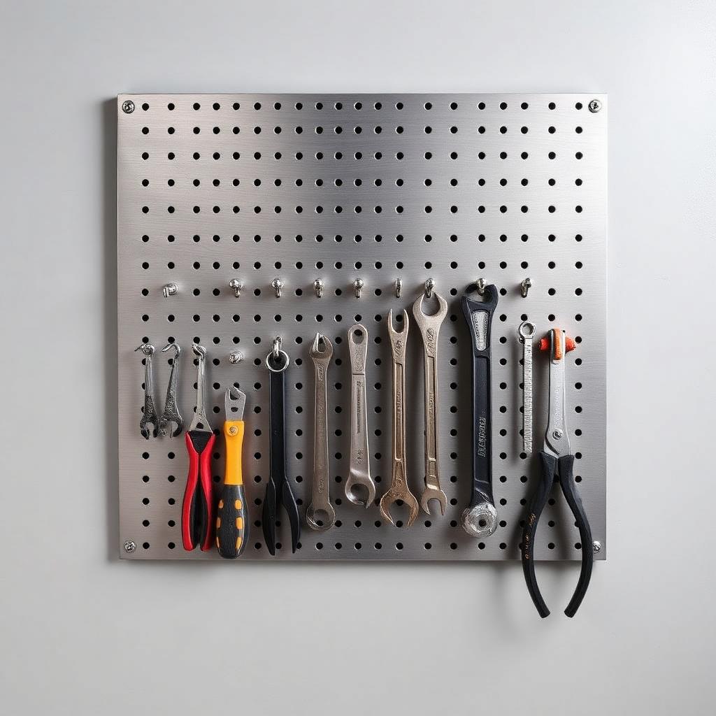 Steel Pegboard Wall Kit